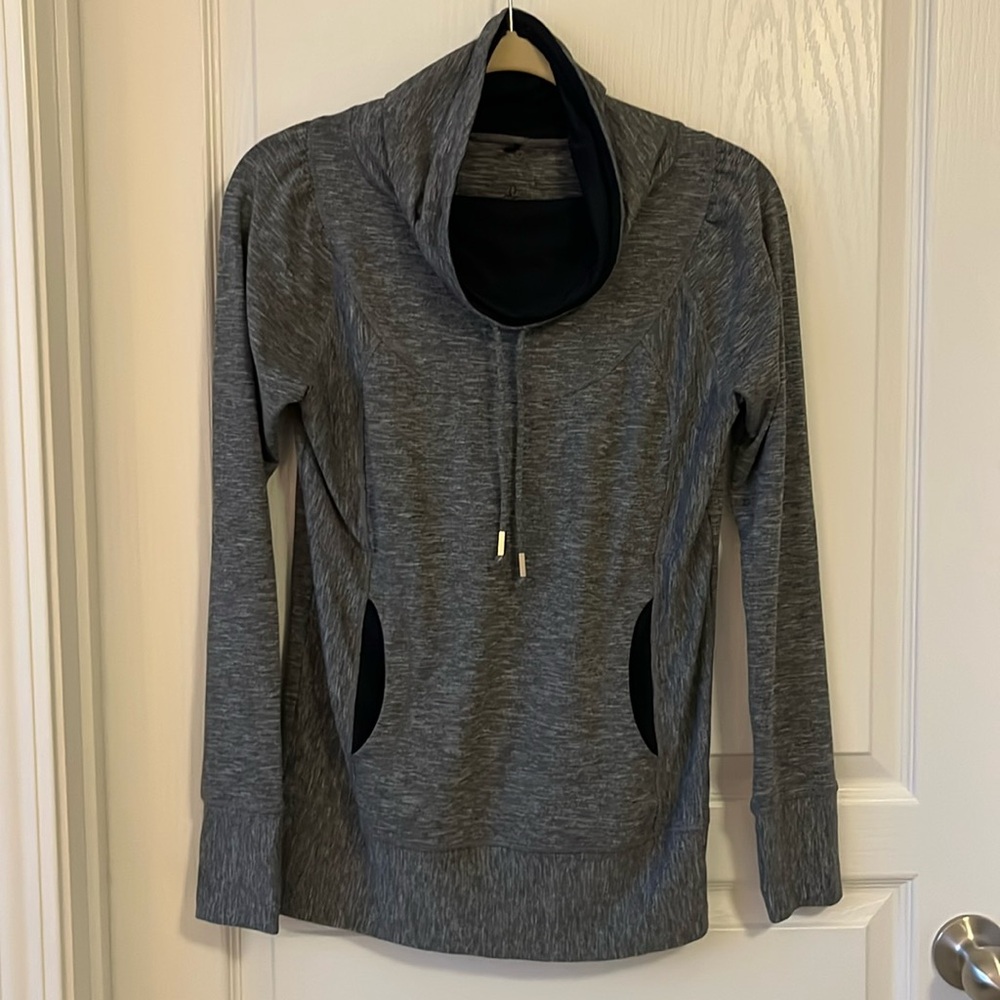 prAna Women's Small Gray Ember Long Sleeve Pullover